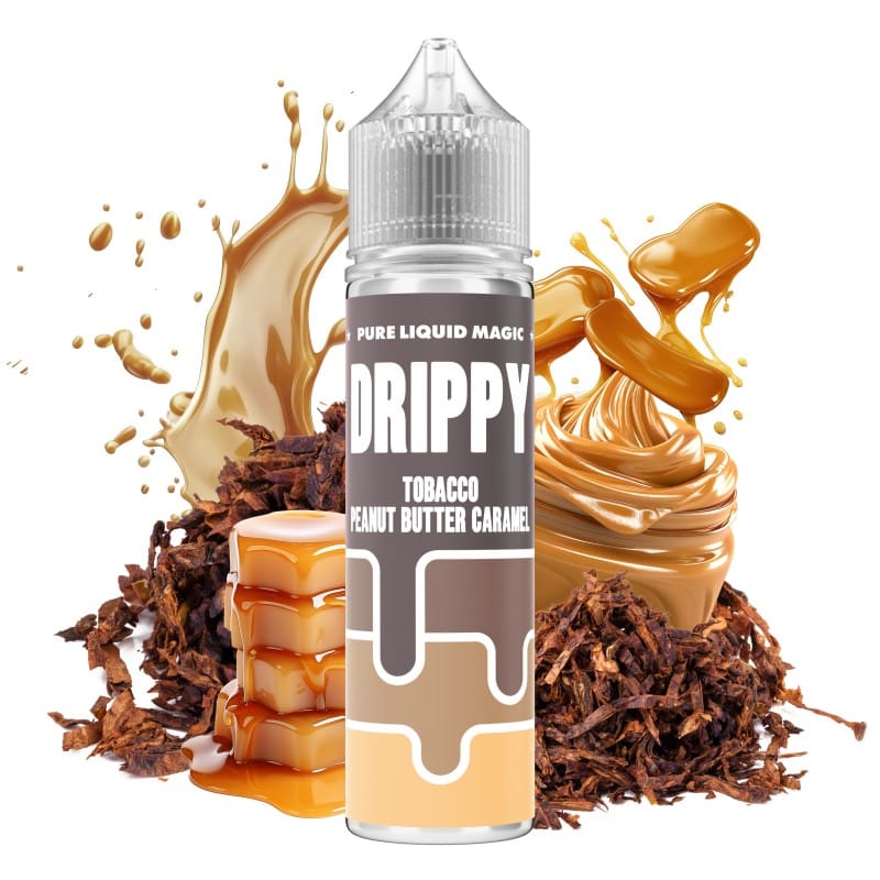 DRIPPY - TOBACCO PEANUT BUTTER CARAMEL 60ML WBF-800x800